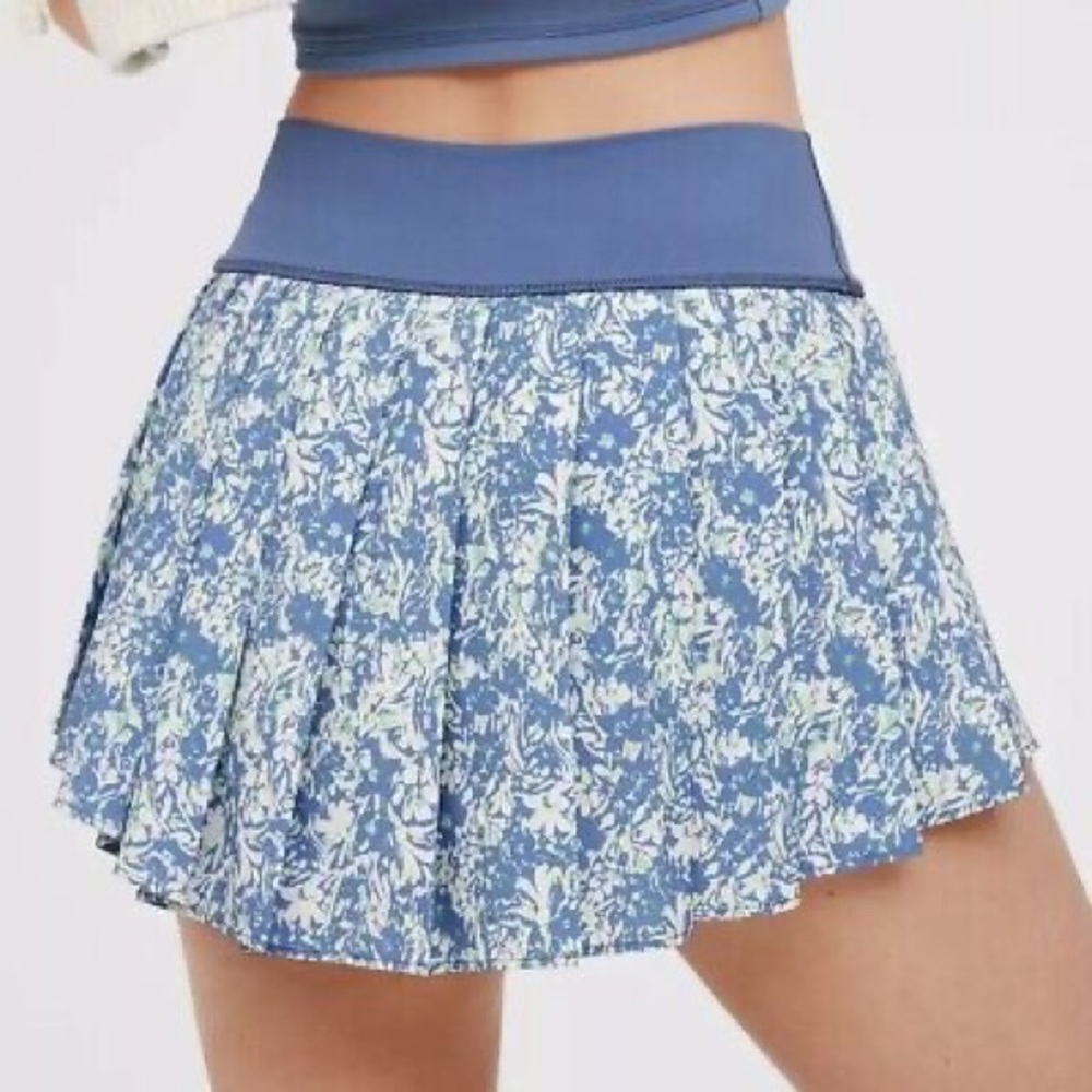 Floral Blue Skirt